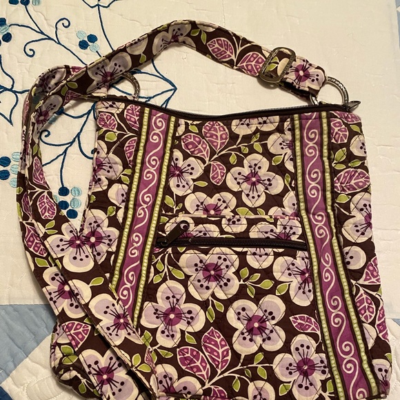 Vera Bradley Handbags - Vera Bradley hipster. Purple print. $20.00
